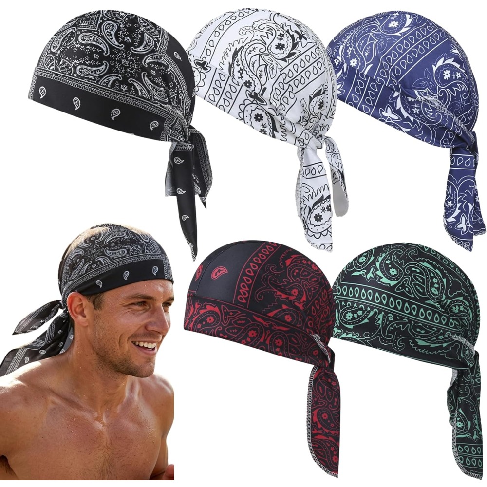 Running Gear Hat - 1-5pcs Cooling Skull Cap Helmet Liner