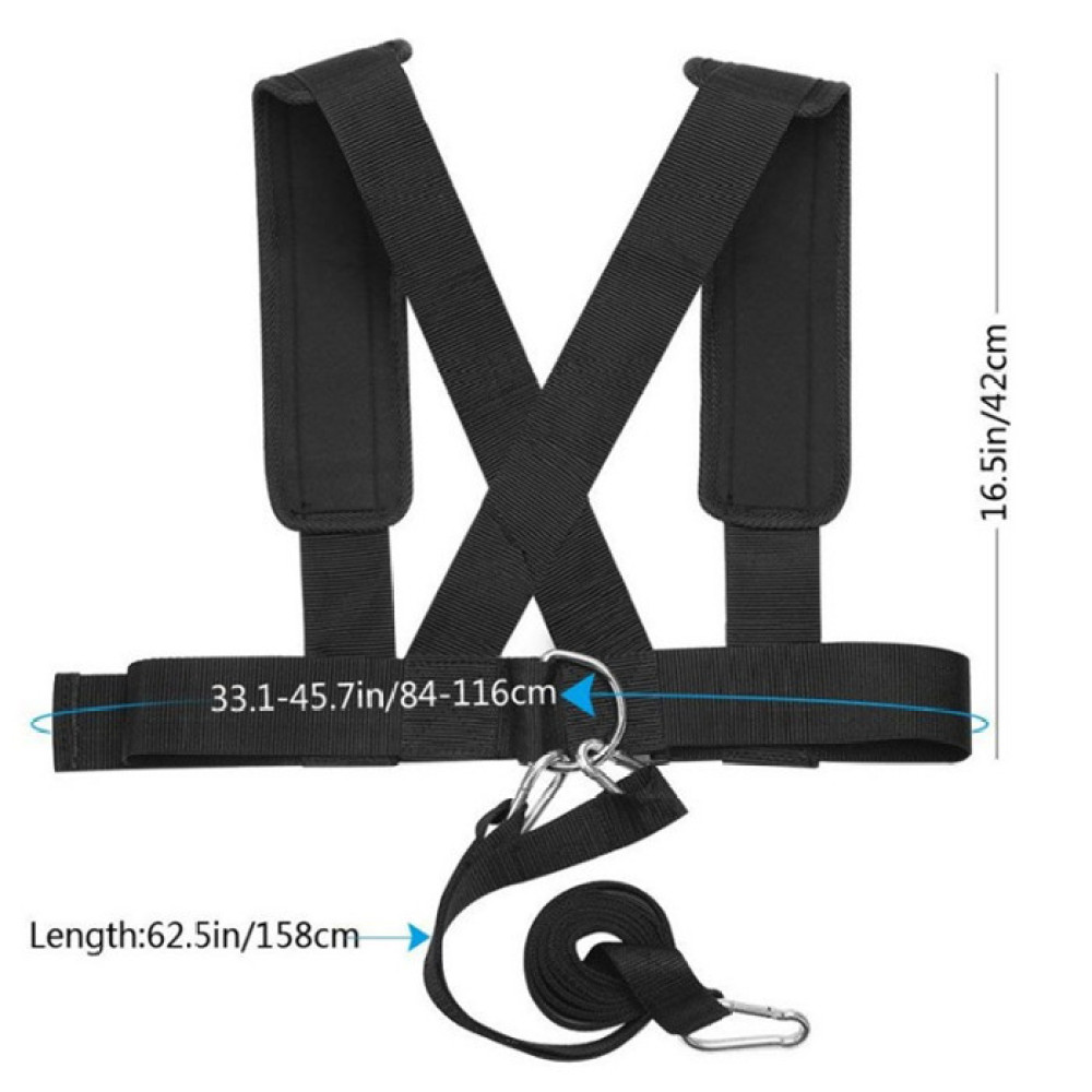 Running Gear Equipment - Performance Resistance Sled Harness Vest Sprint