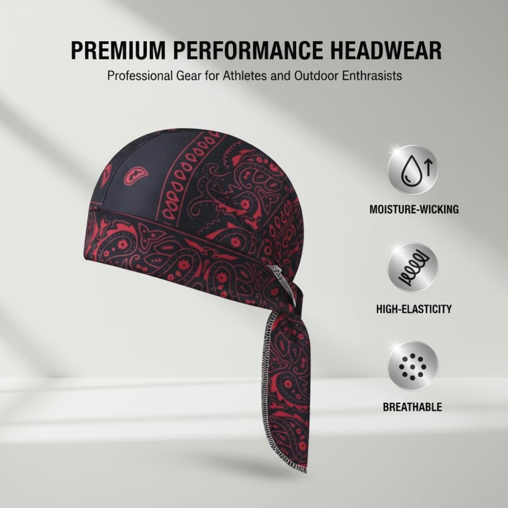 1-5pcs Cooling Skull Cap Helme - Running Gear Hat review and price