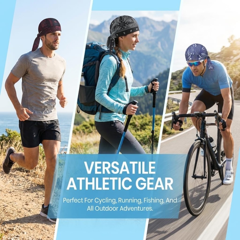1-5pcs Cooling Skull Cap Helme - Running Gear Hat review and price