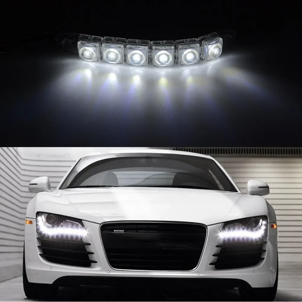 2PCS LED Waterproof DRL Light  - Running Headlamp Led review and price