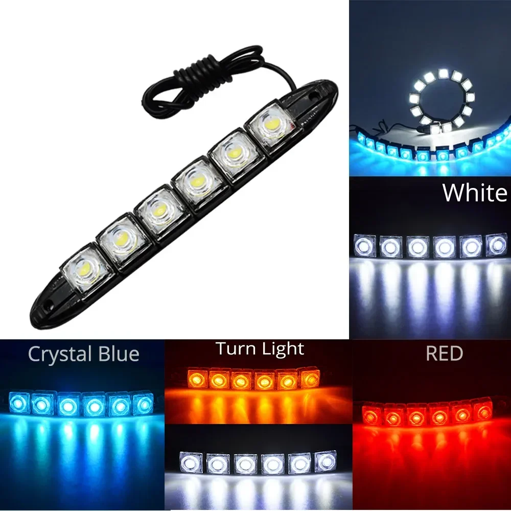 2PCS LED Waterproof DRL Light  - Running Headlamp Led review and price