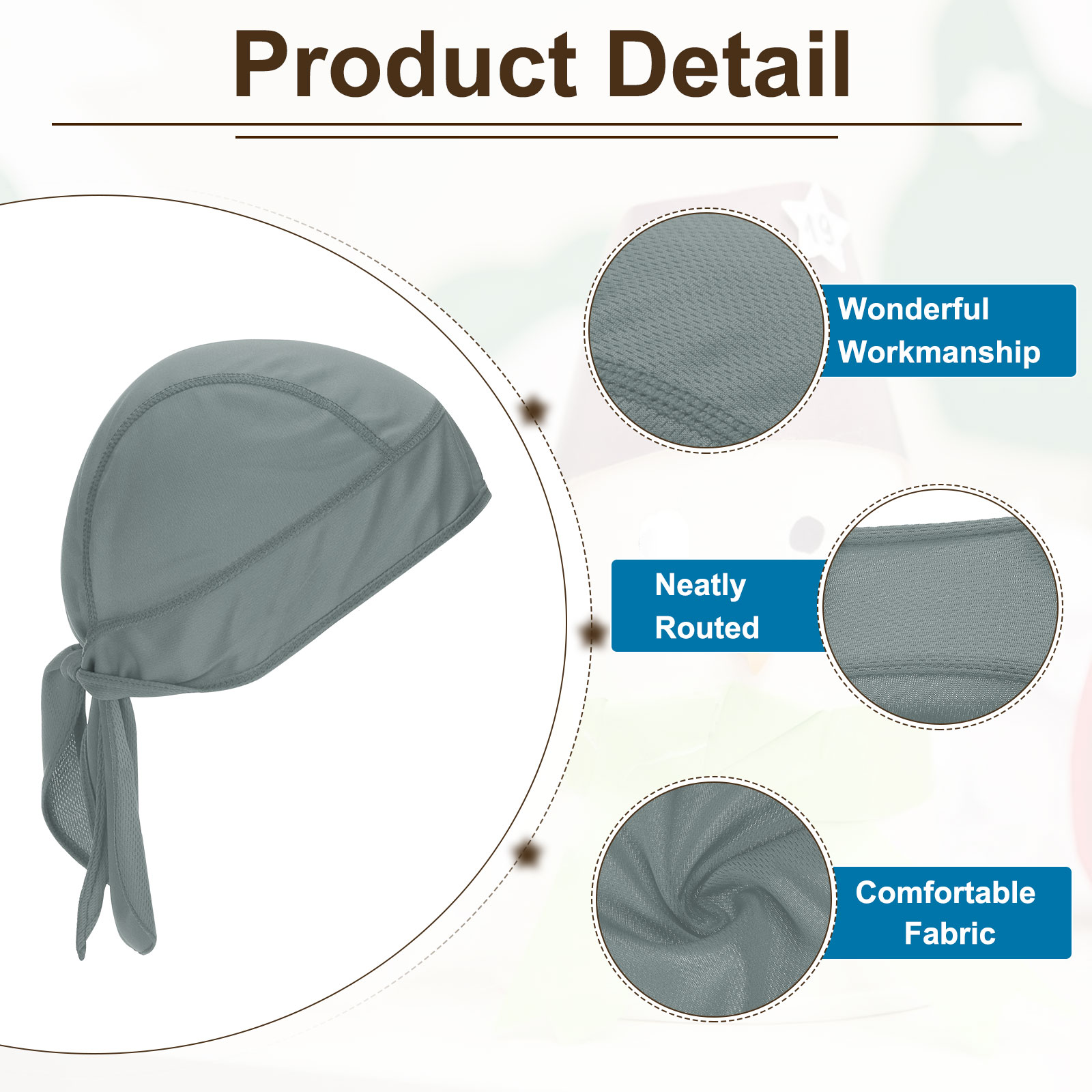 Uxcell Handkerchief Head Man H - Running Gear Hat review and price