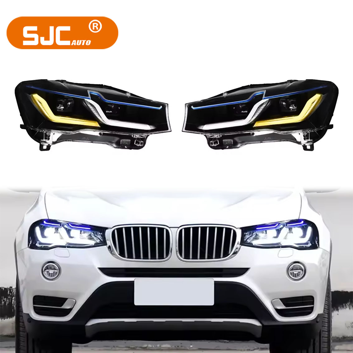 Auto Car Head Lights For BMW F - Running Headlamp Led review and price