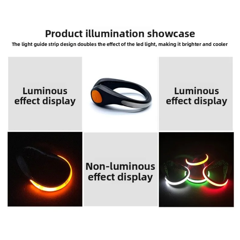 New Luminous Shoe Clip Light L - Running Gear Equipment review and price