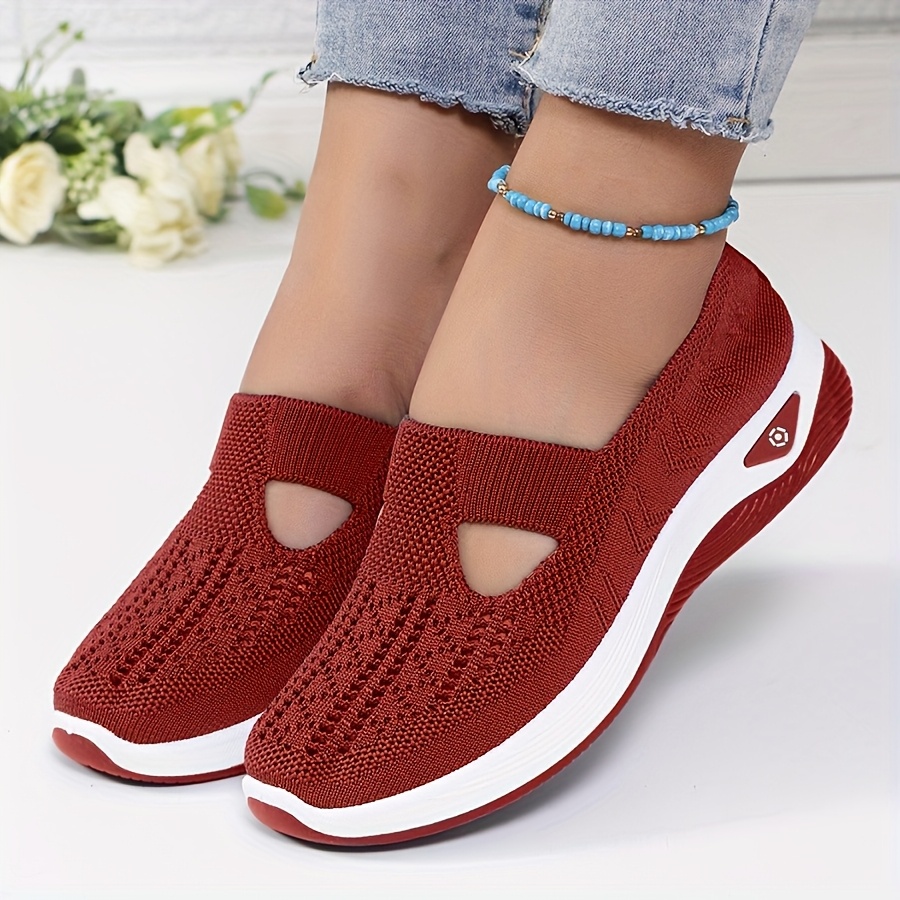 Womens Spring Summer Knit Slip - Insole Arch Support review and price