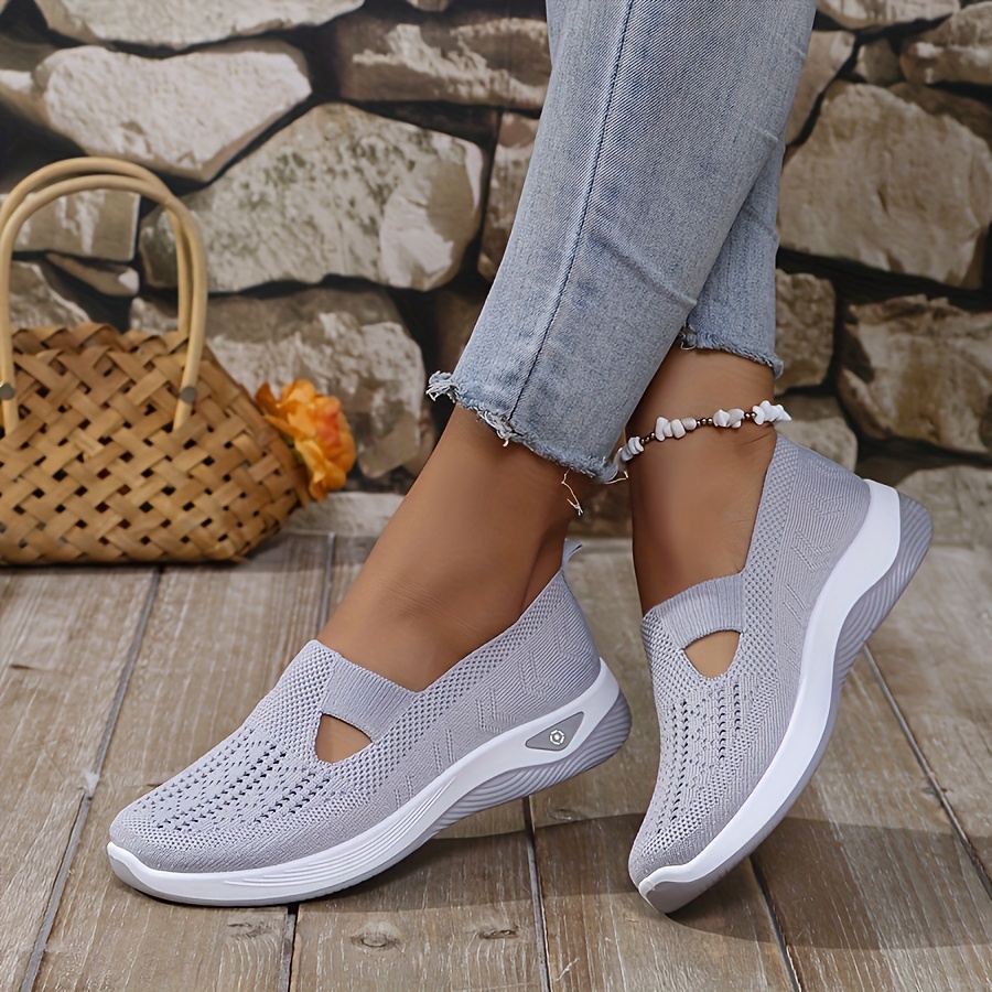 Womens Spring Summer Knit Slip - Insole Arch Support review and price