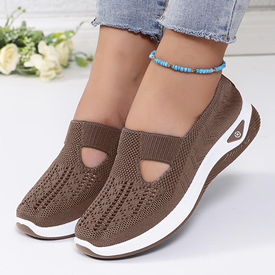 Womens Spring Summer Knit Slip - Insole Arch Support review and price