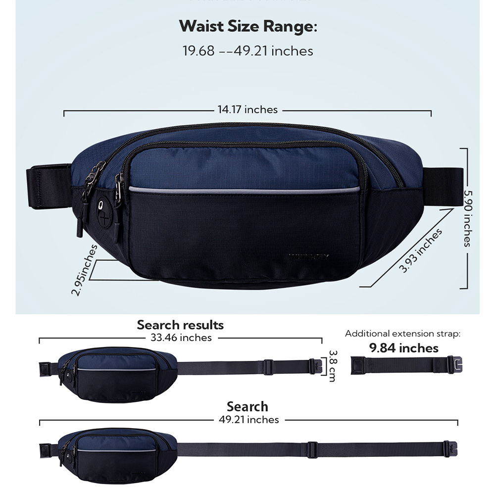 WATERFLY Fanny Pack Waist Bag  - Running Belt Waist review and price