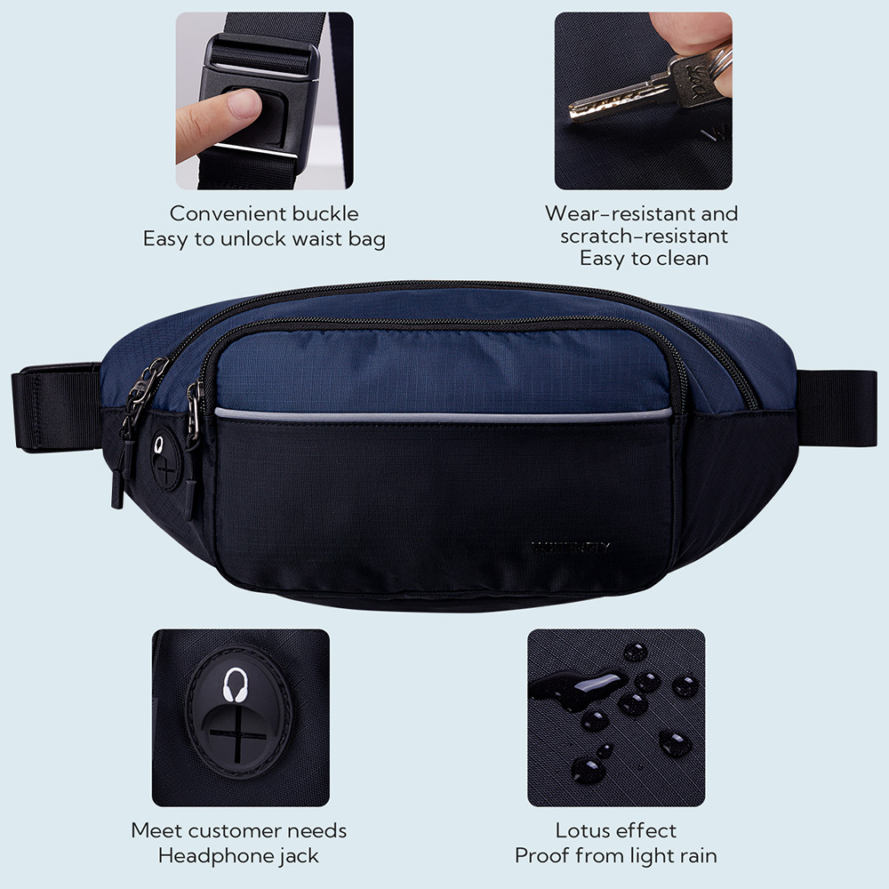 WATERFLY Fanny Pack Waist Bag  - Running Belt Waist review and price