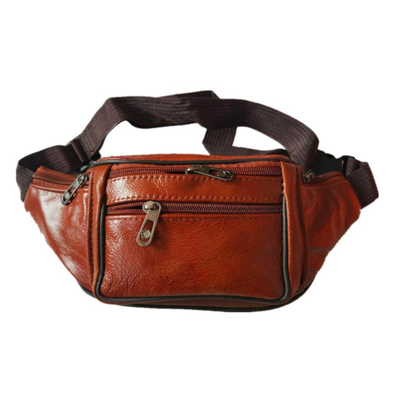 Leather Men Waist Chest Bag Th - Running Belt Waist review and price